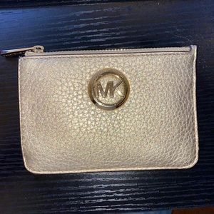 Gold Michael Kors Card holder/wallet
